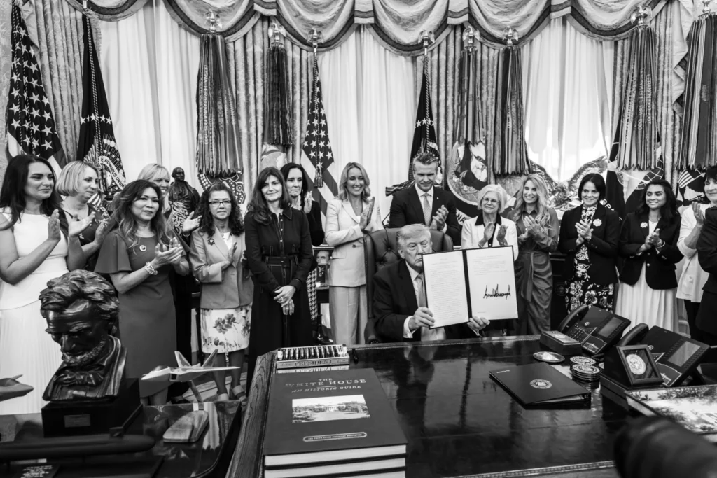 US President Donald Trump on Thursday renewed his effort to restrict birthright citizenship, signing an executive order aimed at people he said travel to the United States on tourist visas with the intention of giving birth.